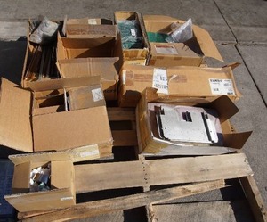 Pallet of Miscellaneous Computer Machine Hardware Parts and Pieces Etc.