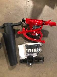 Toro Ultra 260 MPH 340 CFM Electric 12 Amp BlowerVacuumMulcher Customer Returns See Pictures