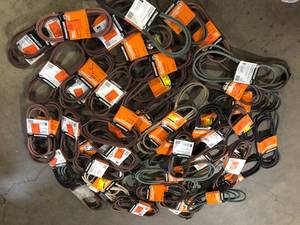 Lot of Assorted Deck Belt For Cub Cadet  Various Sizes and Conditions Customer Returns See Pictures