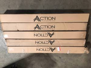 Lot of Action Industries Rodent Block Garage Door Bottom Seal Kit with L-Shaped 1-38 in. Aluminum Retainer and EPDM Rubber Seal for 2-Car GarageCustomer Returns See Pictures