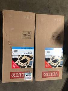 Lot of 2 VELUX C01, C04, C06 Low-Profile Flashing with Adhesive Underlayment for Deck Mount Skylight Customer Returns See Pictures