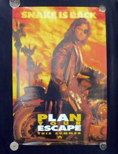 1996 Escape from New York Original Advanced Single Sided Original Movie Theater Poster