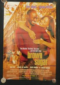 2002 Brown Sugar Double Sided Original Advance Movie Theater Poster