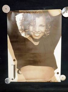1993 Janet Jackson Virgin Records Janet Sided Original Album Cover Poster