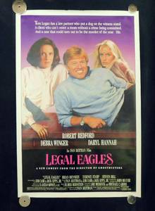 1986 Legal Eagles Single Sided Original Movie Theater Poster