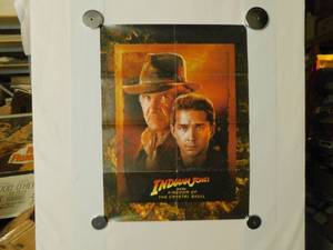 2008 Indiana Jones and The Kingdom of the Crystal Skull Single Sided Original Movie Theater Poster