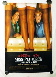 2008 Miss Pettigrew Lives For A Day Double Sided Original Advance Movie Theater Poster