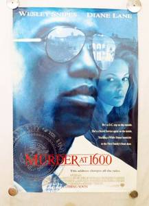 1996 Murder At 1600 Double Sided Original Advance Movie Theater Poster