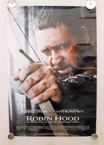 2010 Robin Hood Double Sided Original Movie Theater Poster