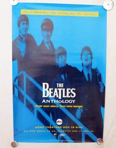 1995 The Beatles Anothology ABC Series Single Sided Original Advance Television Promotional Poster