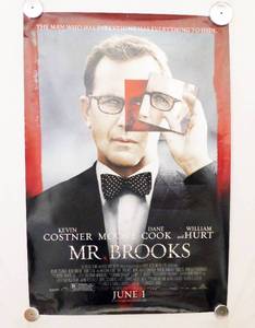 2007 Mr Brooks Double Sided Original Movie Theater Poster