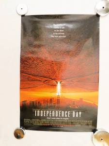 1996 Independence Day Single Sided Original Movie Theater Poster