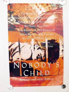 1990 Nobodys Child Romanian Angel Appeal Poster