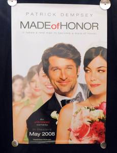 2008 Made of Honor Double Sided Original Advance Movie Theater Poster