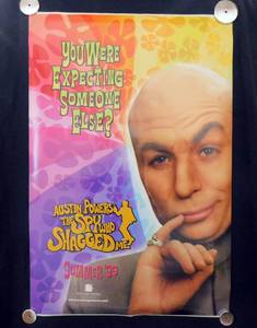1999 Austin Powers The Spy Who Shagged Me Double Sided Original Advance Movie Theater Poster