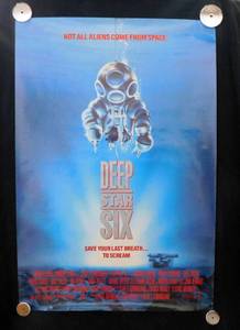 1989 Deep Star Six Single Sided Original Movie Theater Poster