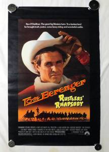 1985 Rustlers Rapsody Single Sided Original Movie Theater Poster