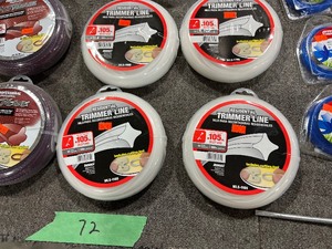 TABLE FULL OF TRIMMER LINE
