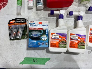 TABLE FULL OF FLEA & MOSQUITO KILLER