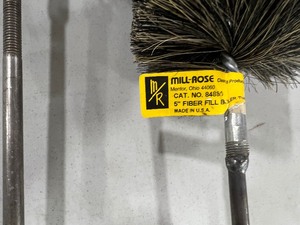3) 5 FIBER FILL BOILER TUBE BRUSHES