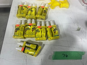 TABLE FULL OF BED BUG KILLER