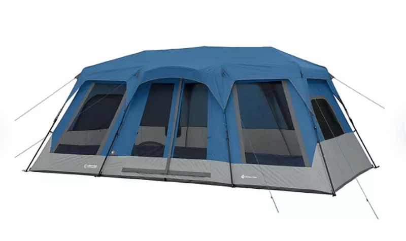 New Member s Mark 12 Person Instant Cabin Tent with LED Light Hub RR27 EXCELLENT MOTHER S DAY GIFTS Jewelry Massaging Recliner Tent Levis Barbie MN Twins MLB Clothes Shoes Boots Furniture HP