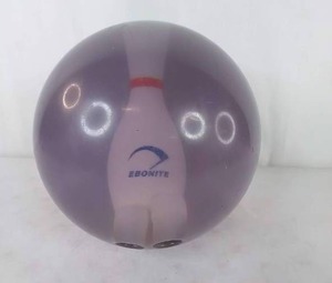 lot 151 image: Ebonite Clear Bowling Ball with Pin Inside and Bag 13 Pounds