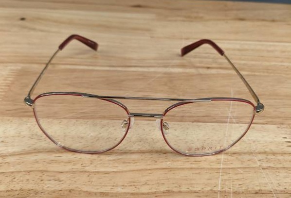 lot 30A image: NEW Esprit Womens Pink Eyeglass Frames & Case L