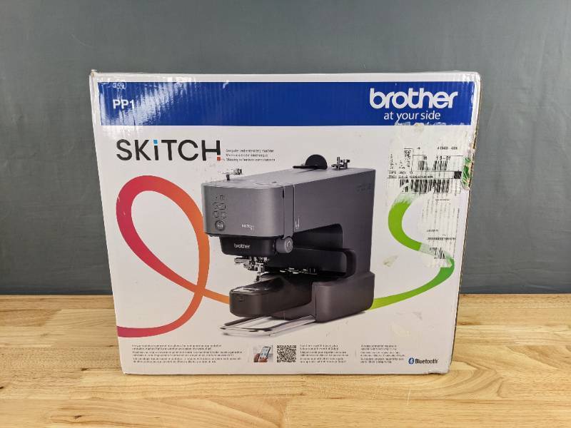 lot 2A image: Brand New Brother Skitch PP1 Single-Needle Embroidery O