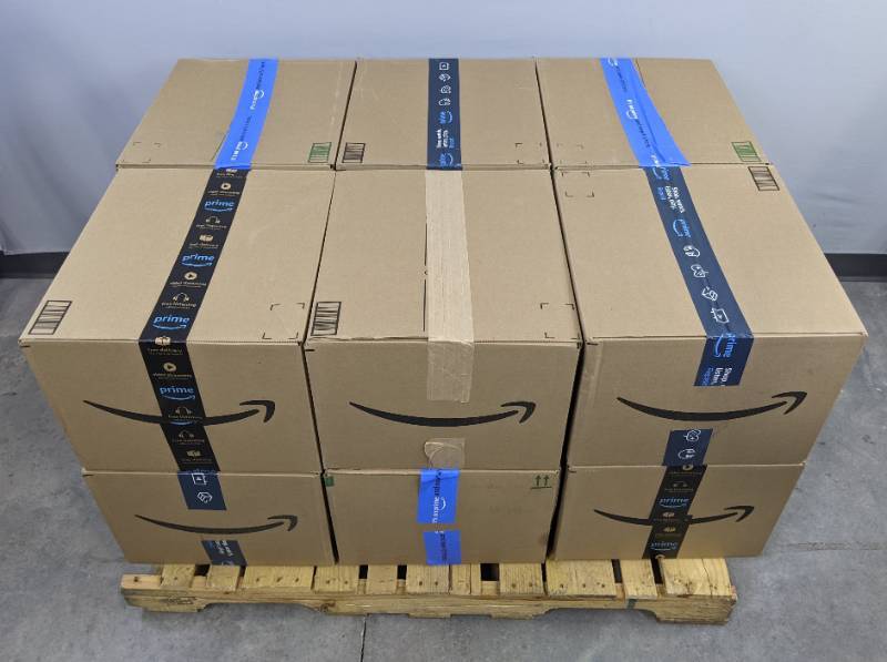 lot 3A image: WOW 12 Amazon Mystery Boxes Q