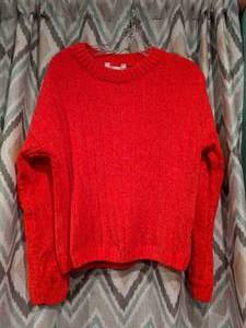 lot 405 image: New No Boundries Super Soft Red Womens Sweater Size Large P