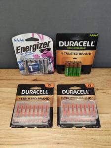 lot 30 image: Brand New (1) Duracell AAA Batteries, (2) 13 Batteries and (1) Energizer AAA Y