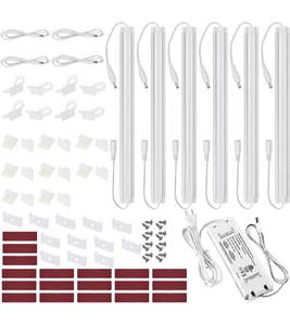 lot 38 image: New Litever Under Cabinet LED Lighting Kit Q