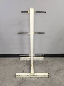lot 70 image: Infinity Fitness Systems Weight Plate Tree Rack B