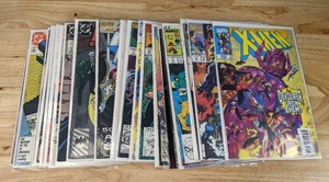 lot 41 image: (21) Comic Books - X-Men, Superman, Batman Detective, Iron Man, Fantastic Four, Swamp Thing, and more E