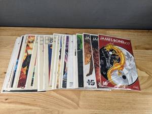lot 66 image: An Assortment of (28) James Bond Comics E