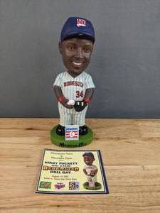 lot 53B image: Minnesota Twins & Mountain Dew Presents Kirby Puckett Bobble Head E
