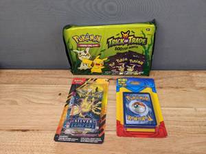 lot 20D image: Brand New Pokemon Trading Cards Trick or Treat Booster Bundle, Sword & Shield Silver Tempest, and TCG 20 Card Pack Plus Promo Blister I