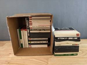 lot 132 image: Vintage Reel to Reel Magnetic Tape includes Scotch and TDK,  E