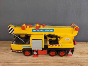 lot 93A image: Vintage Playmobil Crane Truck Transport-Union Vehicle E