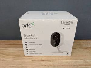 lot 5A image: Brand New Arlo Essential Indoor Wired Security Camera Y