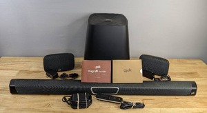 lot 29C image: Polk Magnfi Max SR High-Performance Dolby 5.1 Sound Bar System E