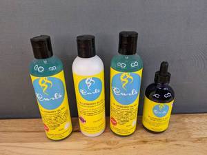 lot 66C image: Brand New Curls Blueberry Bliss Hair Care Products Retail Value $55.79 I