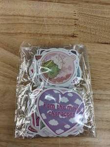 lot 175 image: (105) Assorted Pink and Purple Stickers F