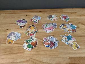lot 177 image: (104) Assorted Cute Animal Stickers F