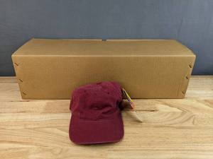 lot 58C image: 60 Brand New Yupoong Flex Fit Dark Cardinal Red Hats OSFM A