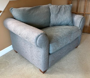 lot 24 image: Oversized Upholstered Chair
