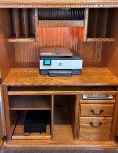 lot 19 image: Wooden Office Cabinet