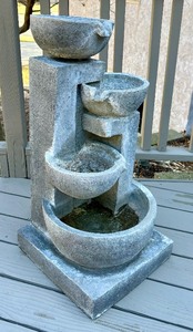 lot 115 image: Whimsical Water Fountain