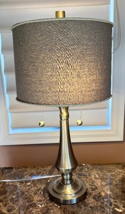lot 54 image: Pair of Stylish Table Lamps